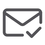 Mail Subbed SVG Icon